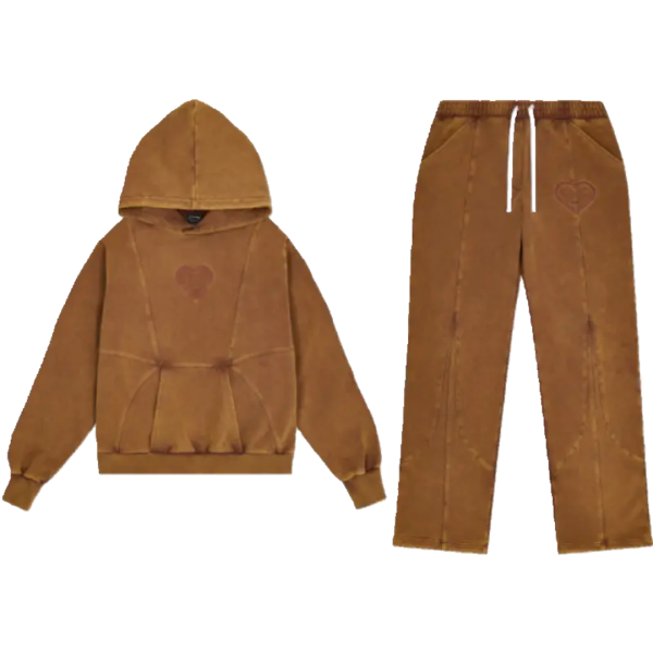 Cybe Washed Carsicko Tracksuit Brown