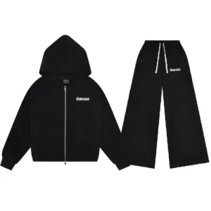 Black Carsicko FTP Stamp Zip-up Tracksuit