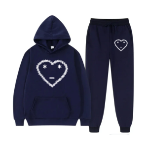 Heart Logo Navy Blue Carsicko Tracksuit