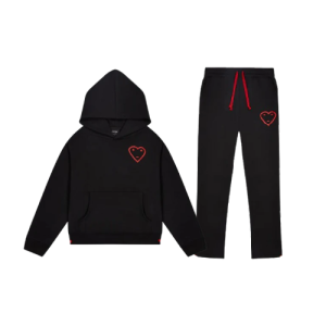 Carsicko Tracksuit Black and Red