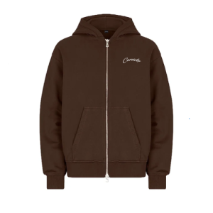 Brown Carsicko Hoodie Zip Up